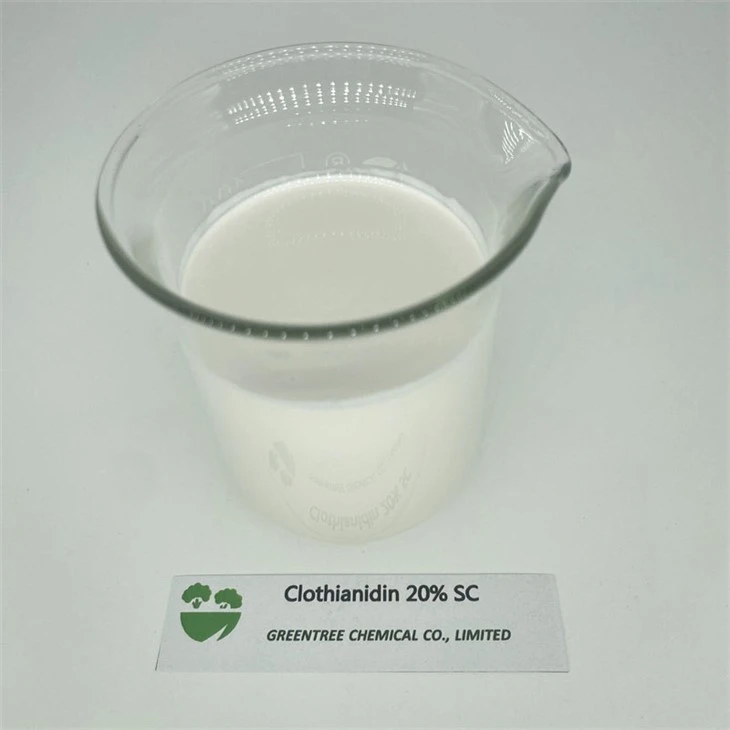 NO CAS. 210880-92-5 Insecticida líquido clotianidina 20 por ciento sc 20 Sc